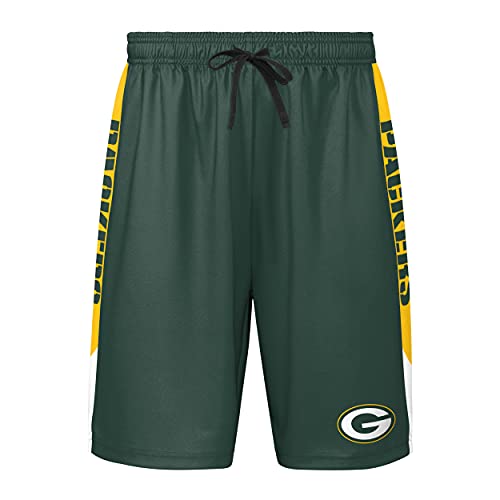 Image of FOCO NFL Mens NFL Team Logo Side Stripe Training Shorts