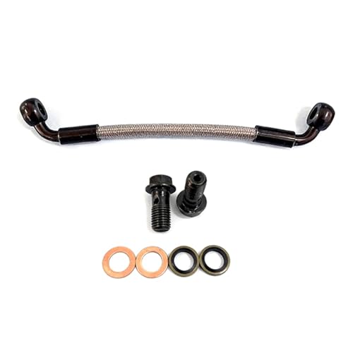 Conduite de frein câble de frein moto tressé 90 degrés M10 200cm