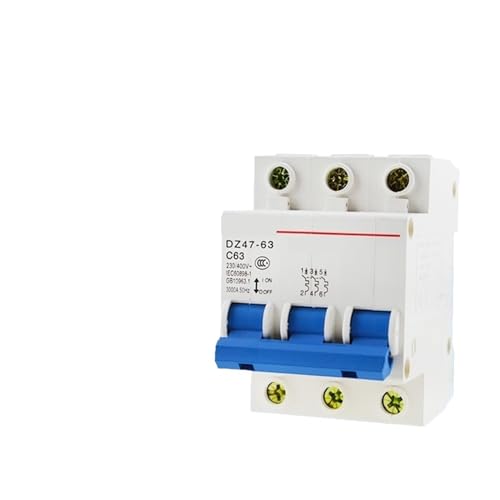 Protection contre les courts-circuits disjoncteur DZ47-63 3P 25A C45