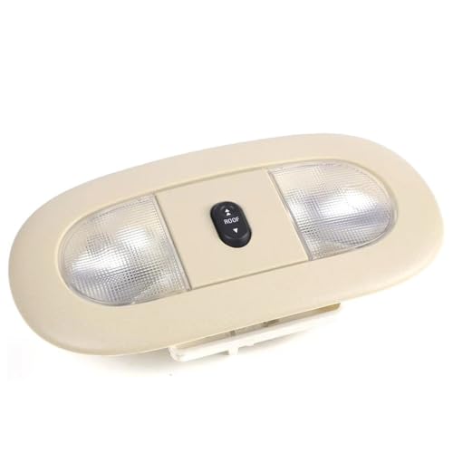 Luz de cortesía de techo para Ford F-350 con control de techo solar integrado color beige