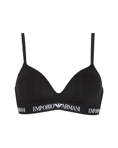 Brasier triangular acolchado Emporio Armani, confort de algodón para el día a día