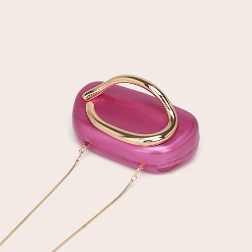 Image of Acrylic Clutch Purse for Women Marbling Evening Wedding Handbags Acrylic Shell Box Purses for Party Prom Cocktail