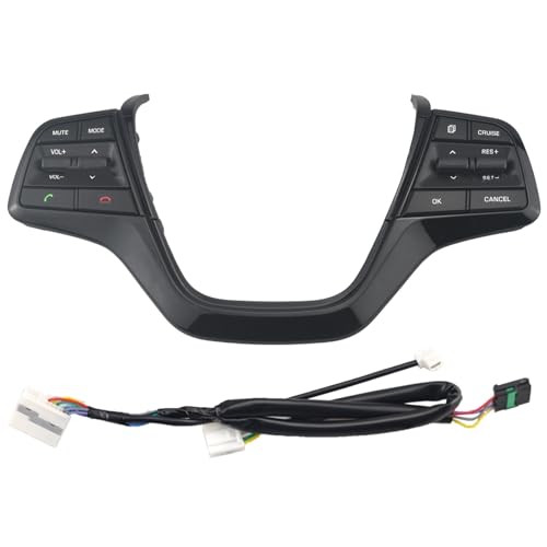 Régulateur vitesse Hyundai Solaris boutons volant multifonctions piano black