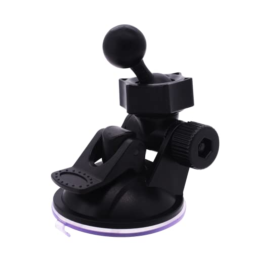 Suction Cup Mount for Garmin Dash Cam Mini/Mini 2/Min 3 30 35 45 46 55 56 65W 66W 67W X110 X210 X310/Speak Plus & Nuvi GPS - 4 Ball Head
