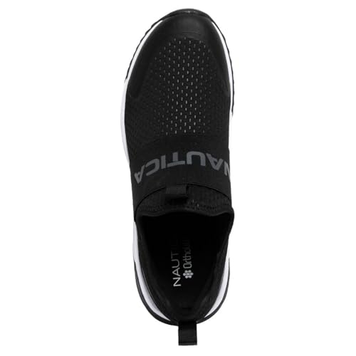 Image of Nautica Men's Slip-On Sneakers - Casual Fashion Shoes for Walking, in Medium & Wide Widths