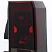 Spec-D Tuning Red Smoke Lens Tail Lights Compatible with 2005-2010 Hummer H3, Left + Right Pair Assembly
