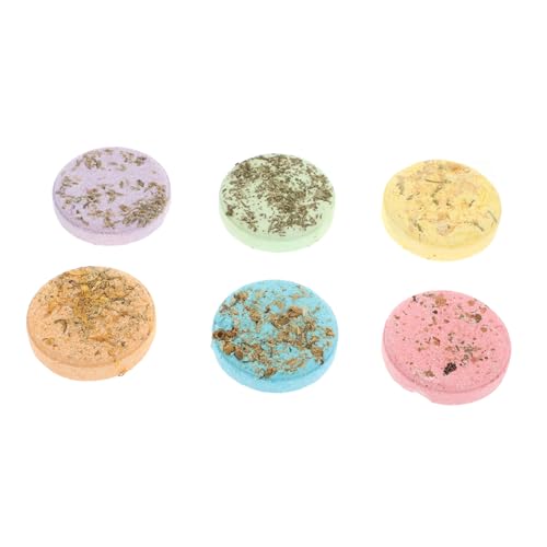 POPETPOP 6 Uds Hojas Pastillas de ducha de aromaterapia lavanda varita mágica hielo burbuja fregar...