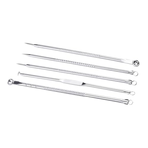 HONMEET 1Set Blackhead Removal Needles Facial Cleansing Tools with Storage Case for Acne and Blemish Extraction Suitable for All Skin Types