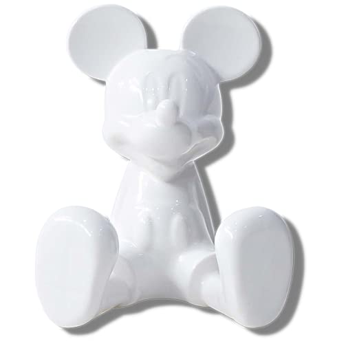 Jerry Leigh Sitting Mickey Mouse Black And White Salt And Pepper Shaker Set, Cute Disney Ceramic Shakers Kitchen Accessories And Decor, Set Of 2 #TOP1