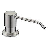 Sink Soap Dispenser WENKEN Best Stainless Steel Built in Pump Kitchen Soap Dispenser Large Capacity 17 OZ Bottle Brushed Nickel