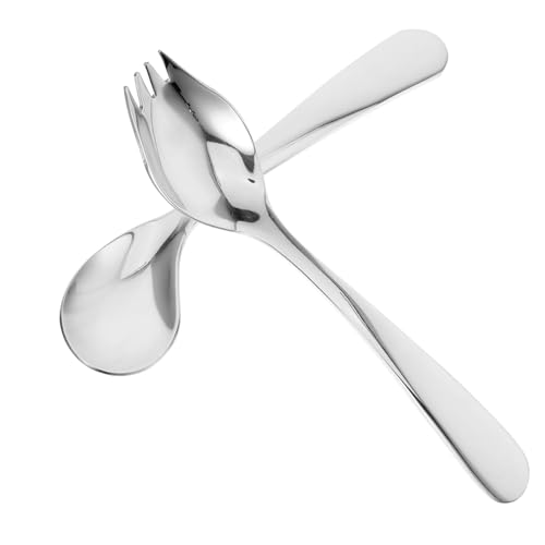 SOLUSTRE Gebogener Edelstahl-löffel Mit Abgewinkeltem Design Für Senioren Und Personen Mit Handgelenksproblemen Leicht Und Robust Für...