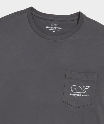 Image of vineyard vines Men's Long Sleeve Vintage Whale Pocket T-Shirt