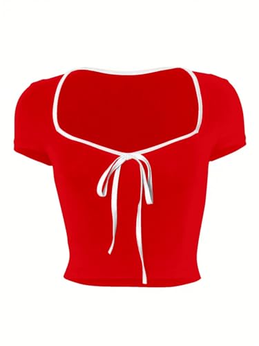 Image of Aahwan Women's Royal Polyester Regular Fit Cropped Top