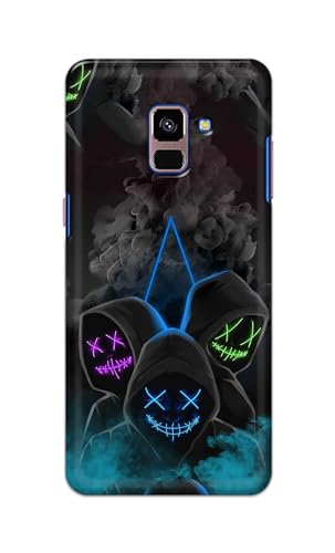 Image of PRINTFIDAA Printed Hard Back Cover Case for Samsung Galaxy A8 Plus | A8+ Back Cover (Mask Man) -112