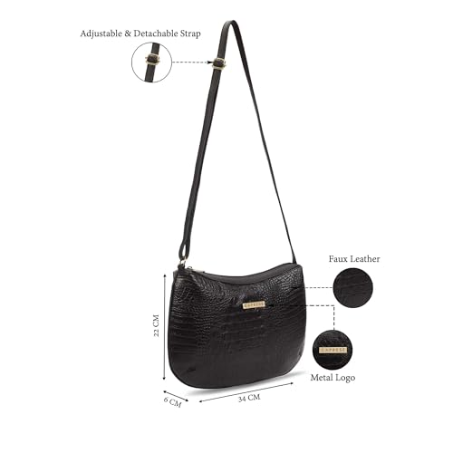 Image of Caprese Pupa Large Hobo Bag for Women | Stylish, Versatile Handbag With Adjustable Strap for Everyday Use | Perfect for Casual Outings, Work, Travel, and Special Events | Spacious Design