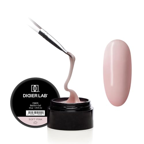 DIDIER LAB Fiber Builder Gel Soft Pink 1.76 fl oz miniatura 1