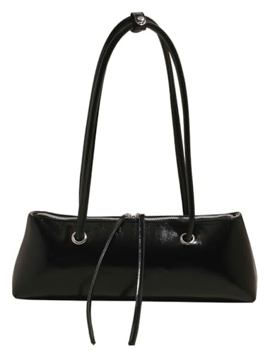 Medium Clutch Shoulder Bag for Women Vintage Bags Trendy Women's Tote Handbag Purse with zipper Closure - Main Image