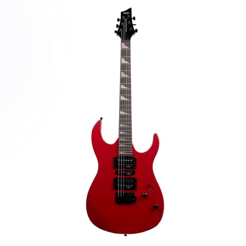 Image of SEIB370 Electric Guitar, HSH Pickups, Basswood Body, Rosewood Fingerboard (Red)