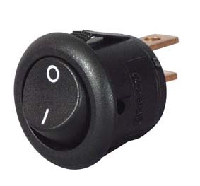 Durite Switch Rocker Mini Round On/Off Black : Amazon.co.uk: DIY & Tools
