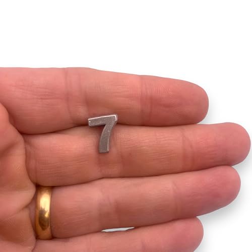 Image of Number 7 Seven Lapel Pin by StockPins