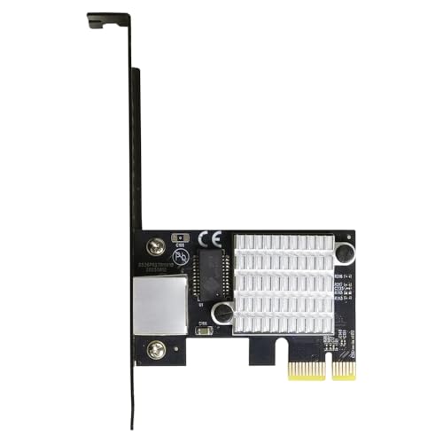 Image of IO CREST Single Port 10 Gigabit Ethernet PCI-e x1 Network Card RTL8127 Chipset