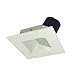 Nora Lighting NIO-4SW40XWW/10 Nora Lighting NIO-4SW40X/10 Iolite 4" LED Square Recessed Trim - 4000K - 1000 Lumens - Square Aperture - Wall Washer