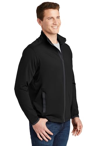 SPORT-TEK Unisex Sport-Wick Stretch Contrast Full Zip Jacket4
