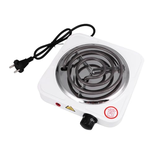 TOYANDONA Estufa Eléctrica Portátil con Quemador Único Control de Temperatura Ajustable y Calentamiento Rápido para Café y Agua para Camping y Cocinas Pequeñas