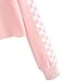Meikulo Crop Tops Hoodies for Teen Girls Clothes Kids Cute Shirts Long Sleeve Fashion Sweatshirts and Sweatpants Two Piece Outfits Sweatsuit Clothing Sets Pink, 7-8 Years