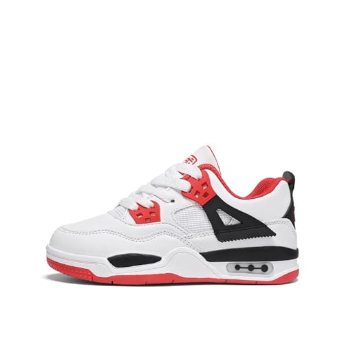 Scarpe da Basket per Bambini, Scarpe da tavola Casual per Ragazzi e Ragazze, Scarpe Sportive, Scarpe per Bambini (Bianco...