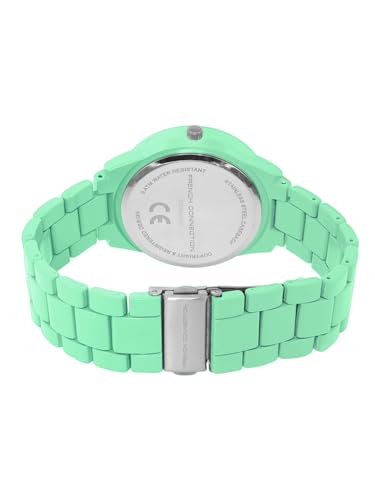 Image of French Connection Hue Green Round Dial Womens Analogue Watch FCS04GR