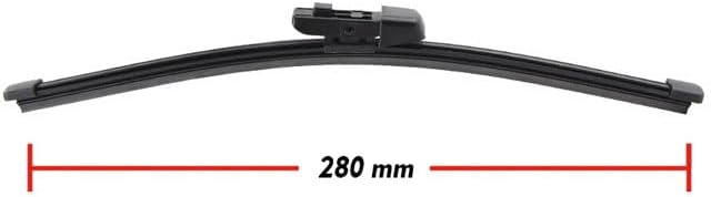 Car Rear Windshield Wiper Arm for Golf 6, Back Wiper Arm Blade Set Rubber Cleaning Window Replacements Parts