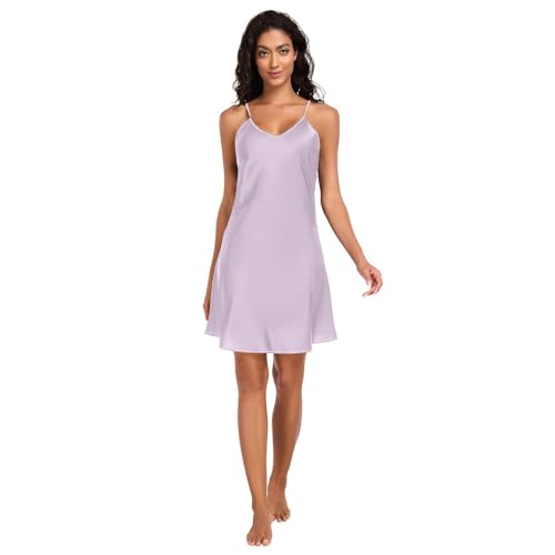 GuoChe Thistle Pink - Camisones para mujer, tallas S-XXL, Con color, M