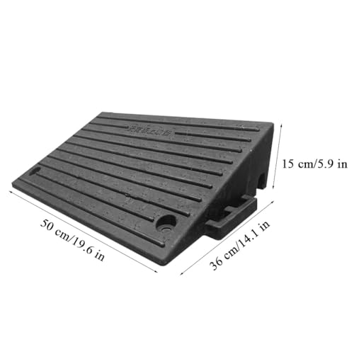 Rampa para Bordillo 15 cm Alta Negra para Garaje y Vehículos miniatura 5