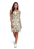 Cartoon Damen 1443/7241 Kleid, White/Khaki, 38