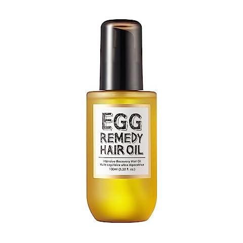 Too Cool For School | Egg Remedy Hair Oil for Damaged Hair | Real Egg Oil & Concentrated Protein | Essential Vitamins Boost Cover