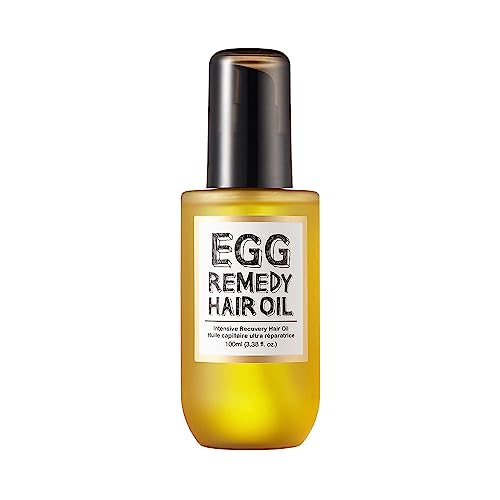 Too Cool For School | Egg Remedy Hair Oil for Damaged Hair | Real Egg Oil & Concentrated Protein | Essential Vitamins Boost