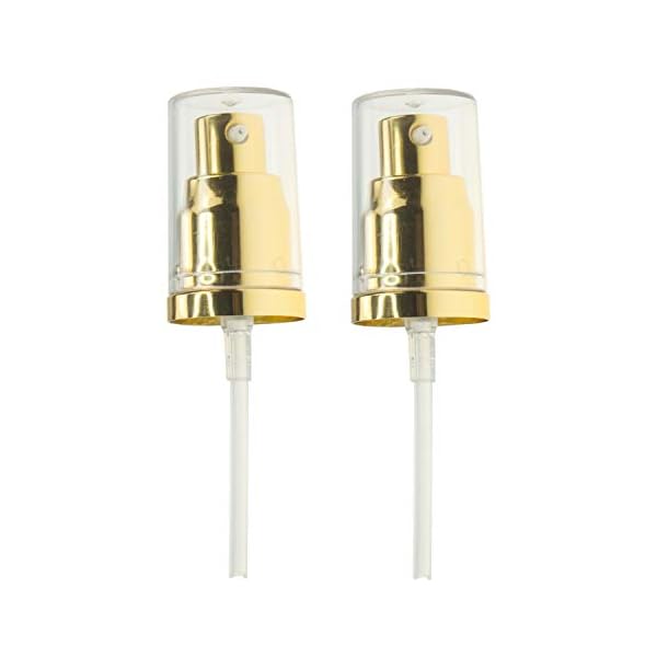 ChrisW-2Pack-Foundation-Pump-for-Estee-Lauder-Double-Wear-FoundationGold Chris.W 2Pack Foundation Pump Fit for Estee Lauder Double Wear Foundation DW Foundation Replacement Pump(Gold)