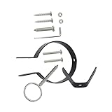 FONDOTIN Soporte de Hierro para Jamón Resistente y Práctico Kit de Almacenamiento para Hogar y Restaurante Accesorio de Cocina para Jamonero Fácil de Montar y Limpiar para Banquetes y