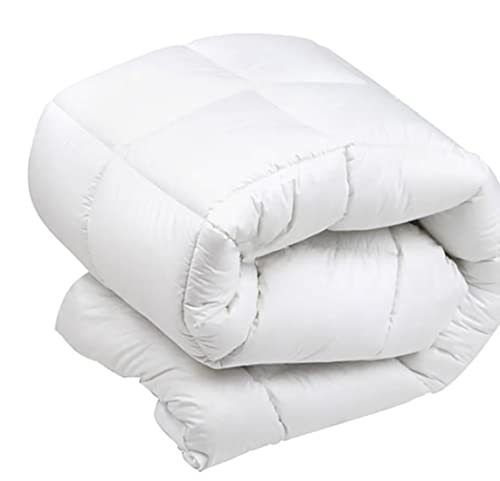 Image of ACHIR 500 GSM Super Soft Polyester Microfiber Mattress Topper /Padding for Soft and Comfortable Sleep - White, (Small Size, 36 inchX72 inchInch, 3Ft x 6Ft)