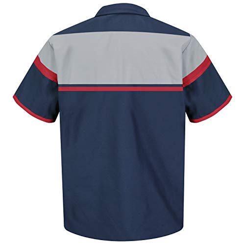 Red Kap Men's Performance Tech Short Sleeve Work Shirt2