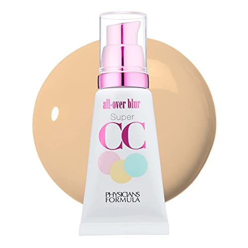 Physicians Formula Super CC+ Cream Foundation SPF 30, Light Medium, Dermatologist Approved, Color-Correction and Care All-Over Blur CC Cream #1