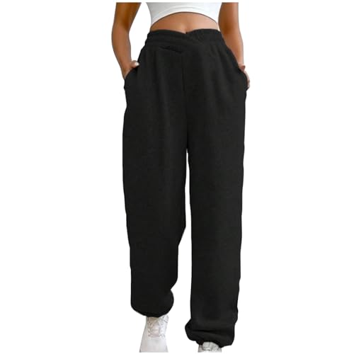 Amazon.com: Crossover High Waisted Sweatpants for Women
