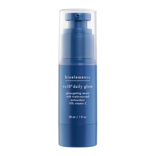 Bioelements vc10 Daily Glow - 1 fl oz - Glow-Getting Serum with Triple-Sourced Antioxidant 10% Vitamin C - All Skin Types - Vegan Gluten Free