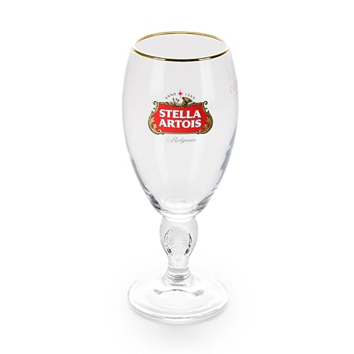 Stella Artois 25 cl Chalice Beer Glasses – Confezione da 6