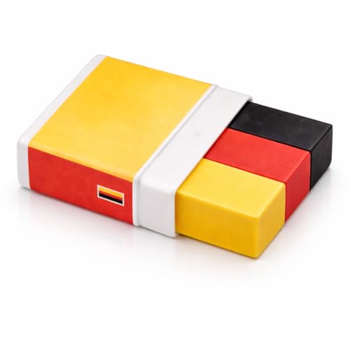 Schminkstift Fanartikel Deutschland Gesichtsschminke in Schwarz Rot und Gold für Fußballpartys und Deko zur Weltmeisterschaft 2026 (1)