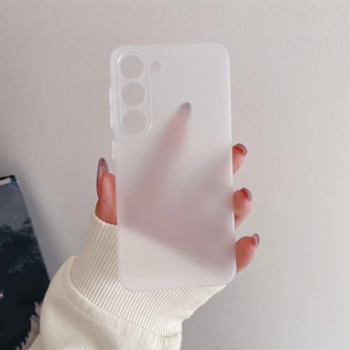 Coque Galaxy A14 5G ultra-mince 0.3 mm en polypropylène givré blanc
