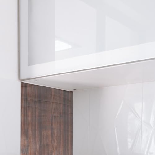 Papel autoadhesivo veta de madera marrón para renovar encimeras 7