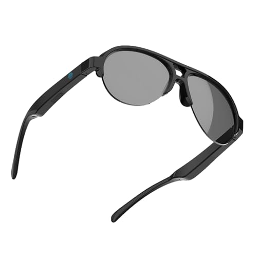 Gafas de sol inalámbricas - Deportes al aire libre llama gafas de sol, tecnología negra | Gafas deportivas de protección UV con tecnología de conducción de hueso, gafas de sol deportivas