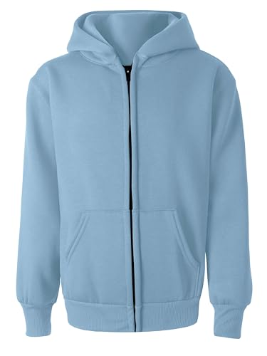 M MA CROIX Youth Premium Zip Up Hoodie Jacket Kids Heavyweight Sweatshirt Outerwear Everyday Essential Durable Sweater